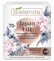 Bielenda Japan Lift 70+ przeciwzmarszczkowy krem koncentrat odbudowujący na noc 50 ml