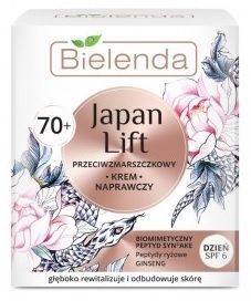 Bielenda Japan Lift 70+ przeciwzmarszczkowy krem naprawczy na dzień 50 ml