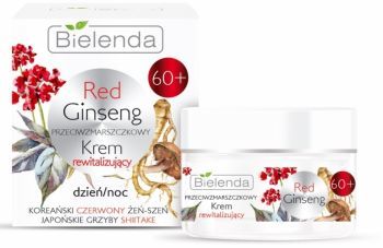 Bielenda Red Ginseng 60+ przeciwzmarszczkowy krem rewitalizujący na dzień i noc 50 ml