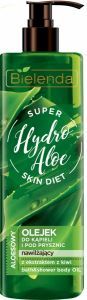 Bielenda Skin Diet hydro aloe nawilżający olejek pod prysznic i do kąpieli 400 ml