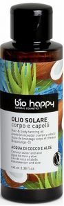 Bio Happy olejek podkreślający opaleniznę i pielęgnujący włosy Woda Kokosowa I Aloes 100 ml