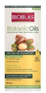 Bioblas Botanic Oils ziołowy szampon przeciw wypadaniu włosów z olejem arganowym 360 ml