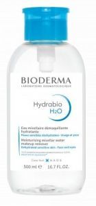 Bioderma Hydrabio H2O - płyn micelarny do oczyszczania twarzy i zmywania makijażu z dozownikiem 500 ml