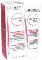 Bioderma sensibio d.s+ łagodzący krem oczyszczający do skóry z objawami zaczerwienienia i łojotoku 40 ml