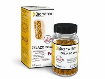 Biorythm Żelazo 28 mg x 30 kaps