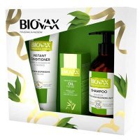 Biovax promocyjny zestaw Bambus + Olej Avocado - szampon intensywnie regenerujący 200 ml + odżywka ekspresowa 7w1 200 ml + regenerujacy olejek do włosów 15 ml