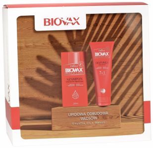 Biovax promocyjny zestaw Opuntia Oil + Mango - szampon do włosów 200 ml + odżywka 7w1 200 ml