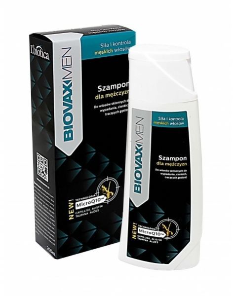 BiovaxMen szampon dla mężczyzn przeciw wypadaniu włosów 200 ml