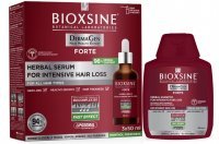 Bioxsine Dermagen Forte promocyjny zestaw - serum serum przeciw silnemu wypadaniu włosów 3 x 50 ml + szampon 300 ml