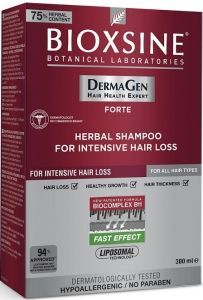 Bioxsine Dermagen Forte ziołowy szampon przeciw wypadaniu włosów 300 ml