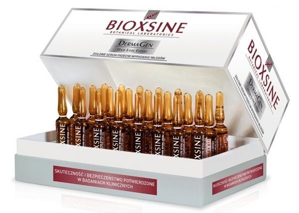 Bioxsine Dermagen serum ziołowe zapobiegające wypadaniu włosów 24 amp po 6 ml