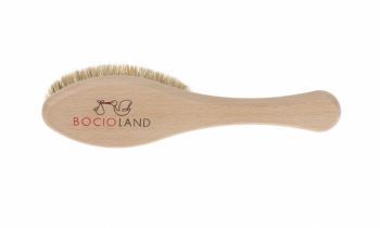 Bocioland drewniana szczotka do włosów szczecina elipsa x 1 szt