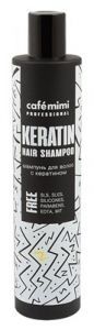 Cafe Mimi Professional szampon do włosów zniszczonych i farbowanych Keratyna 300 ml