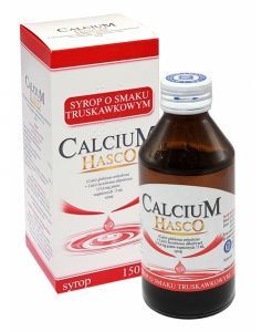 Calcium hasco syrop o smaku truskawkowym 150 ml