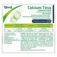 Calcium TEVA x 12+2 tabl musujących