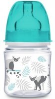 Canpol babies antykolkowa butelka szerokootworowa EasyStart "Jungle" 120 ml (35/226) niebieska