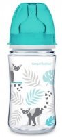 Canpol babies antykolkowa butelka szerokootworowa EasyStart "Jungle" 240 ml (35/227) niebieska
