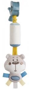 Canpol babies pluszowa zabawka z dzwoneczkiem "Pastel Friends" (68/066) szara