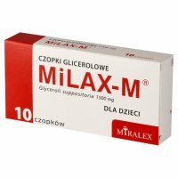 Czopki glicerolowe milax-m dla dzieci x 10 szt
