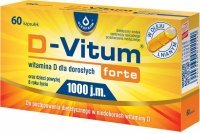 D-Vitum forte 1000 j.m (witamina D dla dorosłych) x 60 kaps
