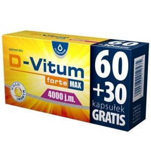 D-Vitum forte 4000 j.m x 90 kaps (60 + 30 kaps GRATIS!!!)