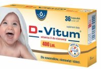 D-Vitum witamina D dla niemowląt 400 j.jm. x 36 kaps