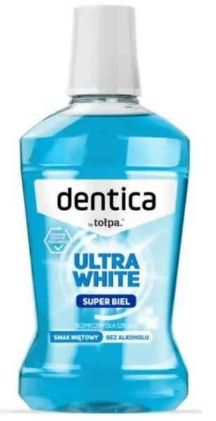 Dentica by tołpa Ultra White  płyn do higieny jamy ustnej 500 ml