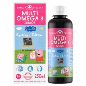 Domowa apteczka multi omega 3 Bystrzy i Zdrowi 250 ml ( smak owoców tropikalnych)