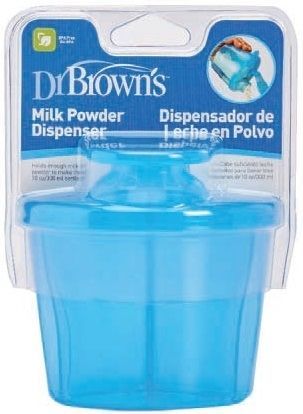 Dr Brown's pojemnik na mleko w proszku (niebieski)