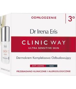 Dr Irena Eris CLINIC WAY dermokrem kompleksowo odbudowujący 3° na noc 50 ml