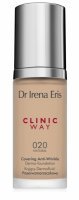 Dr Irena Eris Clinic Way - kryjący dermofluid przeciwzmarszczkowy SPF 30 (020 - Natural) 30 ml