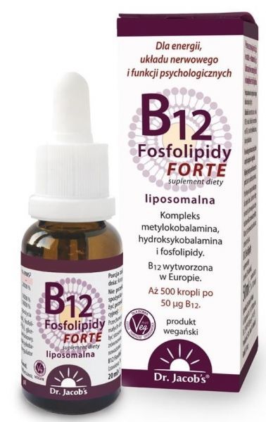 Dr. Jacob's B12 Fosfolipidy FORTE 20 ml