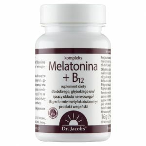 Dr. Jacob's Melatonina + B12  x 60 tabl