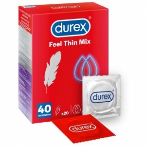 Durex Feel Thin Mix prezerwatywy cienkie x 40 szt