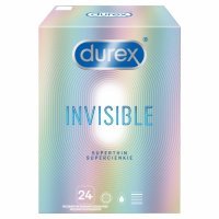 Durex Invisible prezerwatywy supercienkie dla większej bliskości x 24 szt
