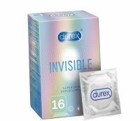 Durex Invisible prezerwatywy supercienkie dla większej bliskośi x 16 szt