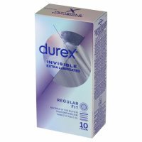 Durex Invisible prezerwatywy supercienkie dodatkowo nawilżane x 10 szt