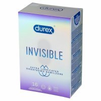 Durex Invisible prezerwatywy supercienkie dodatkowo nawilżane x 16 szt
