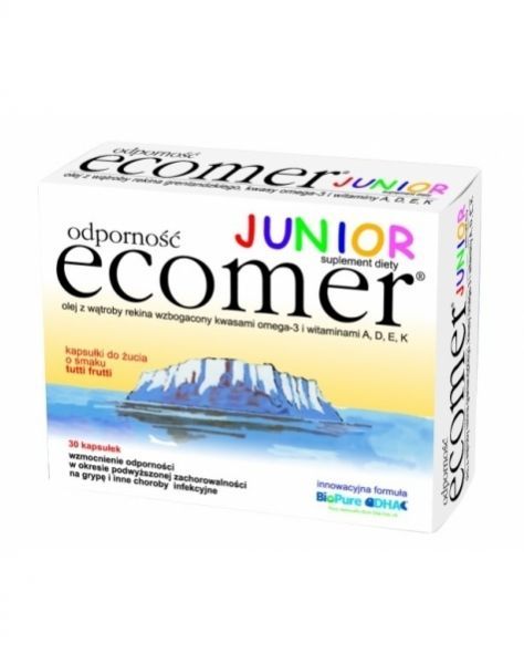 Ecomer odporność junior x 30 kaps do żucia