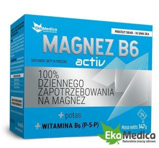 EkaMedica Magnez B6 Activ x 21 saszetek po 7 g