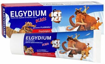 Elgydium Kids ICE AGE pasta do zębów dla dzieci o smaku truskawkowym 50 ml