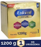 Enfamil Premium MFGM 1 mleko początkowe dla niemowląt od urodzenia 1200 g