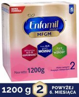 Enfamil Premium MFGM 2 mleko następne dla niemowląt powyżej 6 miesiąca 1200 g