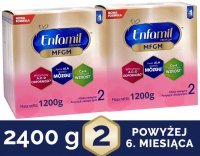 Enfamil Premium MFGM 2 mleko następne dla niemowląt powyżej 6 miesiąca w dwupaku 2 x 1200 g