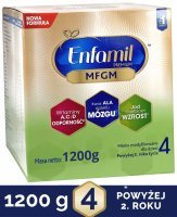 Enfamil Premium MFGM 4 Mleko modyfikowane dla dzieci powyżej 2 roku życia 1200 g