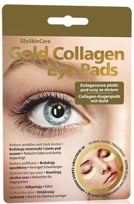 Equalan GlySkinCare Gold Collagen Eye Pads kolagenowe płatki pod oczy ze złotem 2 szt