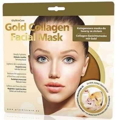Equalan GlySkinCare Gold Collagen Facial Mask kolagenowa maska ze złotem 1 szt