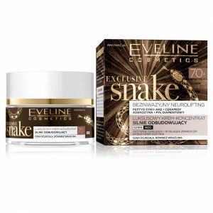 Eveline Exclusive Snake 70+ luksusowy krem  - koncentrat silnie odbudowujący 50 ml