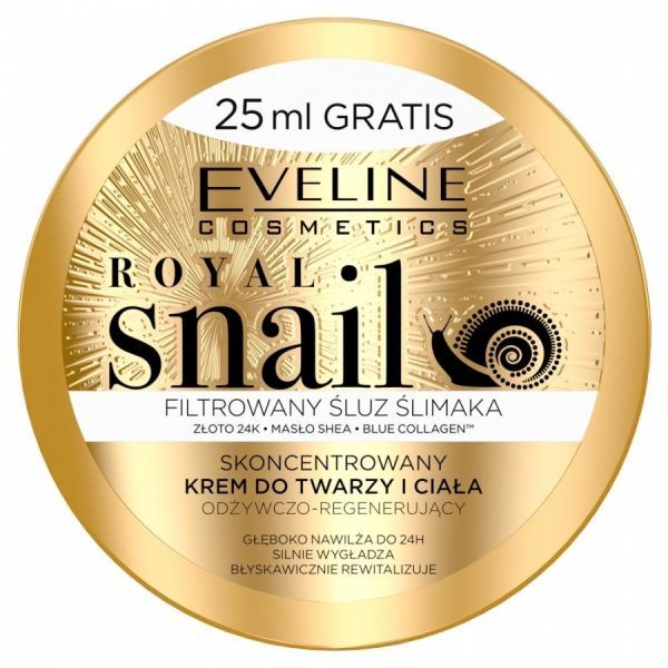 Eveline Royal Snail skoncentrowany krem do twarzy i ciała 200 ml