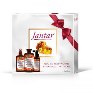 Farmona Jantar promocyjny zestaw do włosów zniszczonych - szampon 330 ml + odżywka 100 ml + mgiełka 200 ml